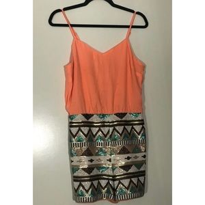 SOLD ON FB Sequined romper